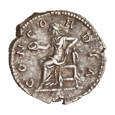 Denarius - Lucilla CONCORDIA; Concordia back