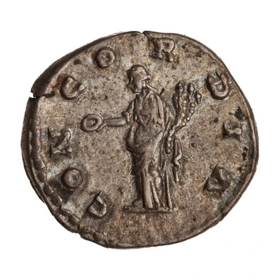 Denarius - Lucilla CONCORDIA; Concordia back