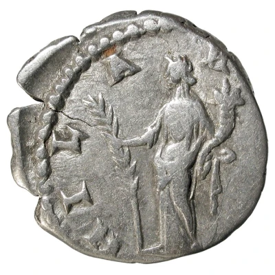 Denarius - Lucilla HILARITAS; Hilaritas back