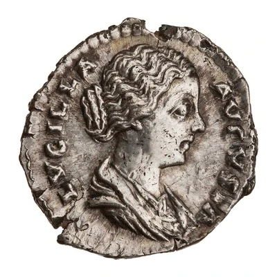Denarius - Lucilla IVNONI LVCINAE; Juno front