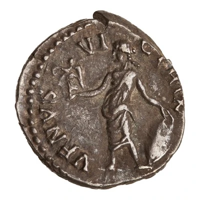 Denarius - Lucilla VENVS VICTRIX; Venus and Victory back