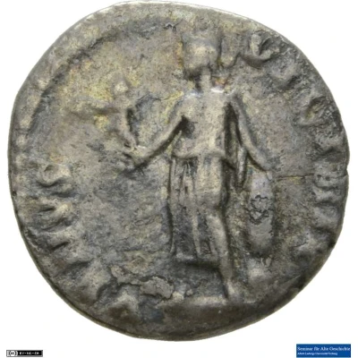Denarius - Lucilla VENVS VICTRIX; Venus and Victory back