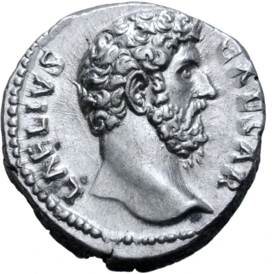 Denarius - Lucius Aelius TR POT COS II CONCORD; Concordia front