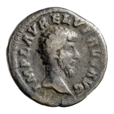 Denarius - Lucius Verus CONCORD AVG TR P COS II; Concordia and Spes front