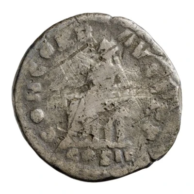 Denarius - Lucius Verus CONCORD AVG TR P COS II; Concordia and Spes back