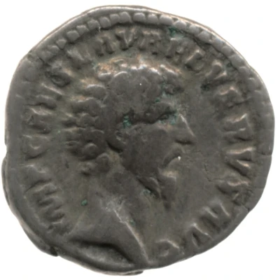 Denarius - Lucius Verus COS II front