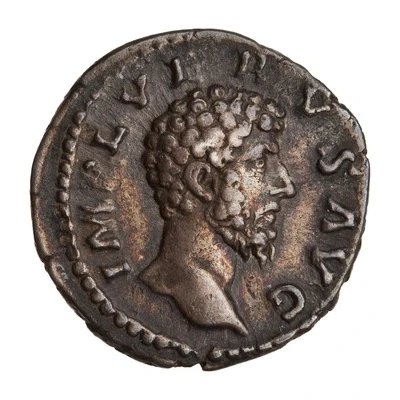 Denarius - Lucius Verus PROV DEOR TR P III COS II; Providentia front