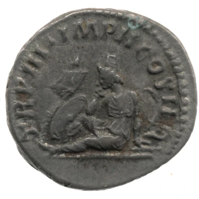 Denarius - Lucius Verus TR P III IMP II COS II; Armenia back