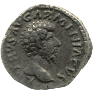 Denarius - Lucius Verus TR P IIII IMP II COS II ARMEN; Armenia front