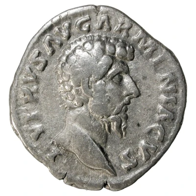 Denarius - Lucius Verus TR P IIII IMP II COS II; Armenia front