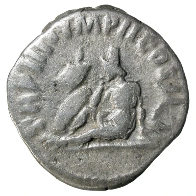 Denarius - Lucius Verus TR P IIII IMP II COS II; Armenia back