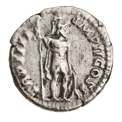 Denarius - Lucius Verus TR P IIII IMP II COS II; Mars back
