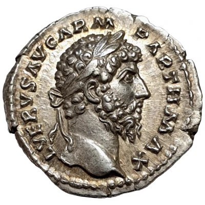 Denarius - Lucius Verus TR P V IMP III COS II; Parthian captive front