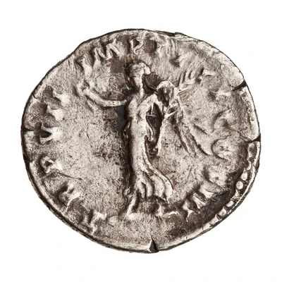 Denarius - Lucius Verus TR P VII IMP IIII COS III; Victory back