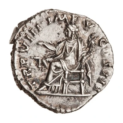 Denarius - Lucius Verus TR P VIII IMP V COS III; Aequitas back