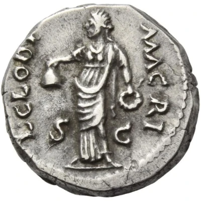 Denarius MACRIAN LIB LEG I; Libertas front