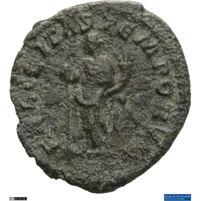 Denarius - Macrinus FELICITAS TEMPORVM; Felicitas back