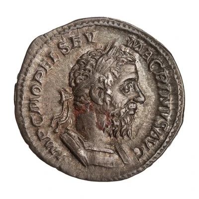 Denarius - Macrinus LIBERALITAS AVG; Liberalitas front
