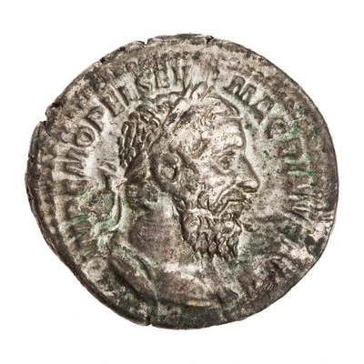 Denarius - Macrinus P M TR P II COS P P front