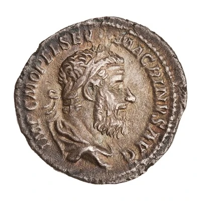 Denarius - Macrinus P M TR P II COS P P front
