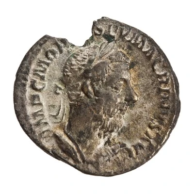 Denarius - Macrinus PONTIF MAX TR P COS P P; Securitas front