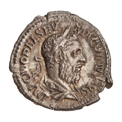 Denarius - Macrinus PROVIDENTIA DEORVM; Providentia front