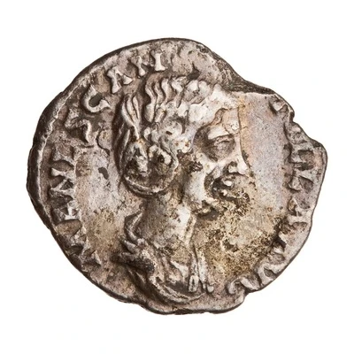 Denarius - Manlia Scantilla IVNO REGINA; Juno front
