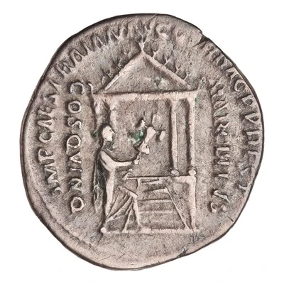 Denarius - Marcellus IMP CAES TRAIAN AVG GER DAC P P REST MARCELLVS COS QVINQ back