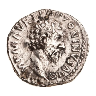 Denarius - Marcus Aurelius CONCORD AVG TR P XV COS III; Concordia and Spes front