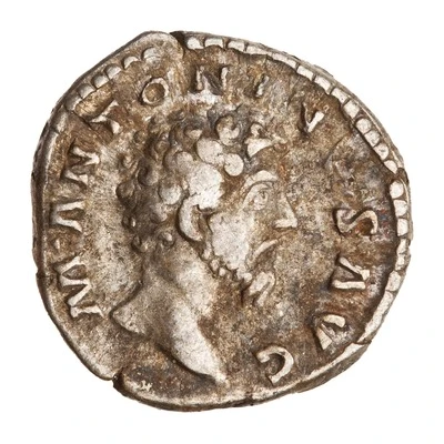 Denarius - Marcus Aurelius CONCORD AVG TR P XVI COS III; Concordia and Spes front