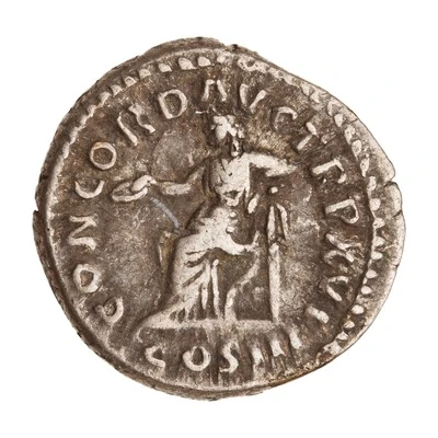 Denarius - Marcus Aurelius CONCORD AVG TR P XVI COS III; Concordia and Spes back