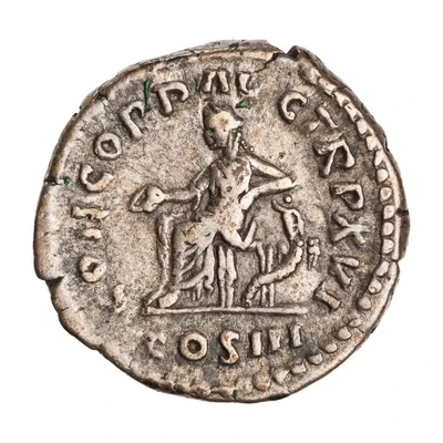 Denarius - Marcus Aurelius CONCORD AVG TR P XVI COS III; Concordia and Spes back