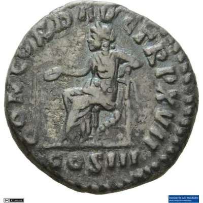 Denarius - Marcus Aurelius CONCORD AVG TR P XVII COS III; Concordia and Spes back