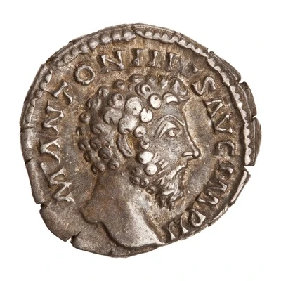 Denarius - Marcus Aurelius CONCORD AVG TR P XVII COS III; Concordia and Spes front