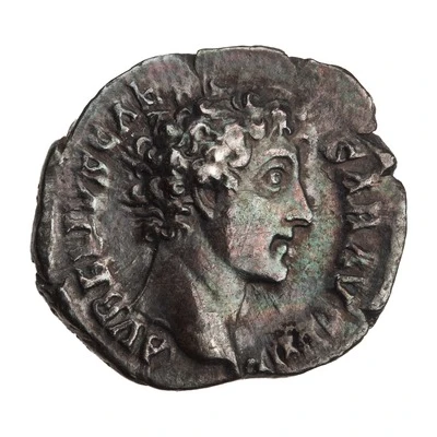 Denarius - Marcus Aurelius COS II; Spes front