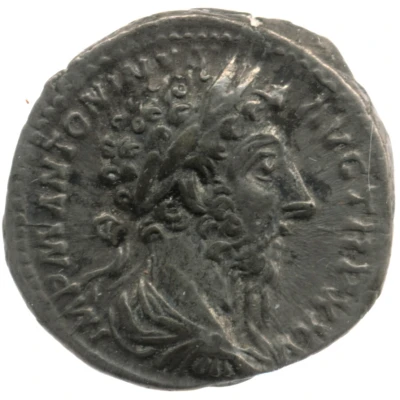 Denarius - Marcus Aurelius COS III; Jupiter front