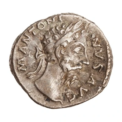 Denarius - Marcus Aurelius COS III P P; Annona front