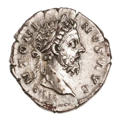 Denarius - Marcus Aurelius COS III P P; Mars front