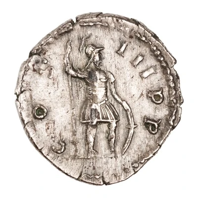 Denarius - Marcus Aurelius COS III P P; Mars back