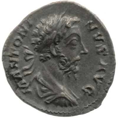 Denarius - Marcus Aurelius COS III P P; Mars front