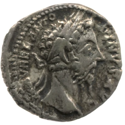 Denarius - Marcus Aurelius COS III P P; Minerva front