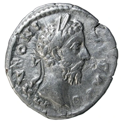 Denarius - Marcus Aurelius COS III P P; Minerva front