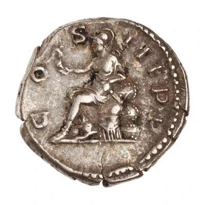Denarius - Marcus Aurelius COS III P P; Roma and Victory back