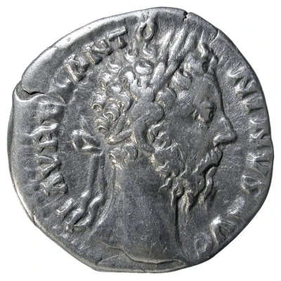 Denarius - Marcus Aurelius COS III P P; Salus front