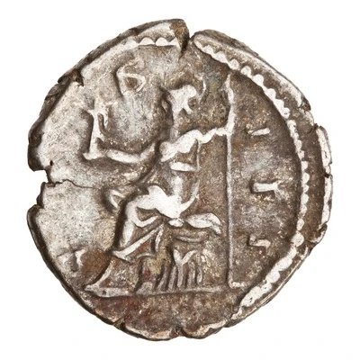 Denarius - Marcus Aurelius COS III; Roma and Victory back