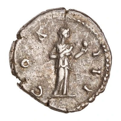 Denarius - Marcus Aurelius COS III; Salus back