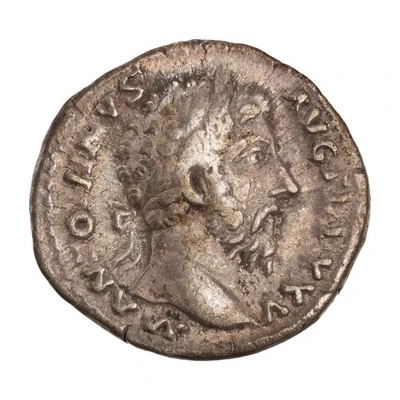 Denarius - Marcus Aurelius COS III; Salus front