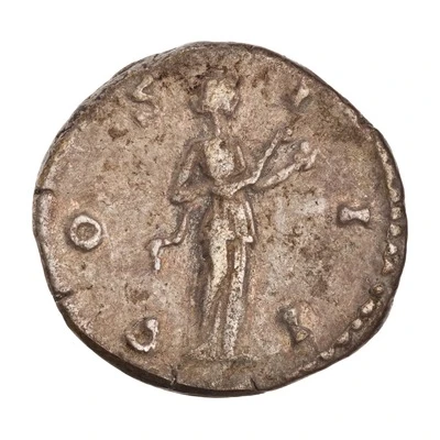 Denarius - Marcus Aurelius COS III; Salus back
