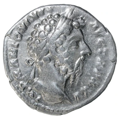 Denarius - Marcus Aurelius COS III; Salus front