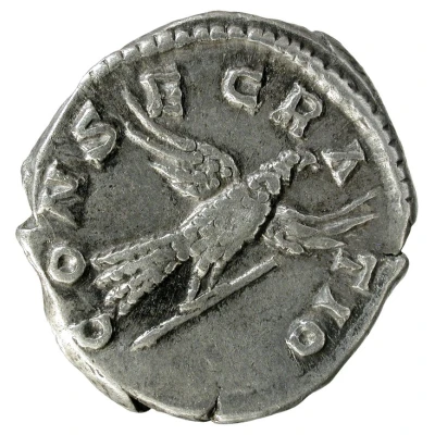 Denarius - Marcus Aurelius Divus CONSECRATIO back